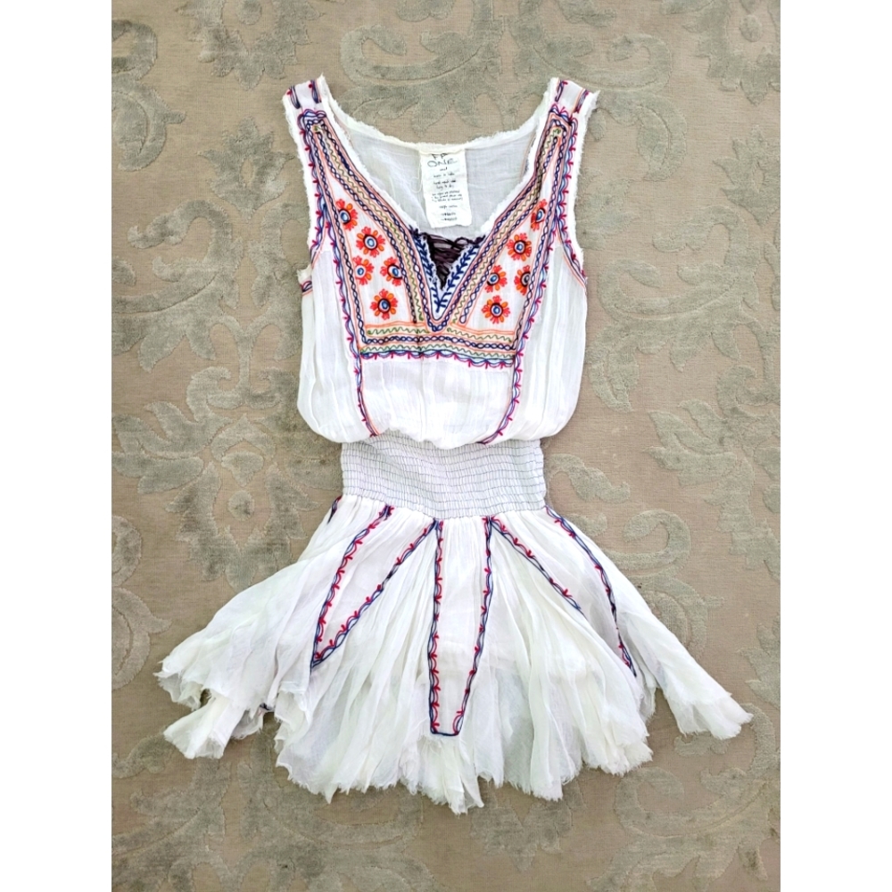 Free people festival dress, short gauzy, SMALL